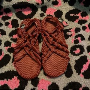 Rope sandals sz 7